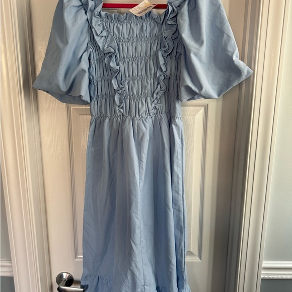 NWT Midi Dress Light Blue - Picture 12 of 13